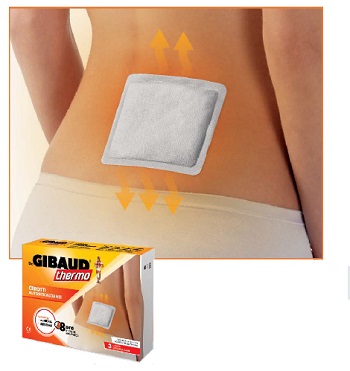 Dr. Gibaud Thermo Cerotto Autoriscaldante Schiena Addome 3 Pezzi