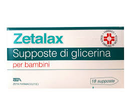 Zetalax Bambini 1375 mg Glicerolo Stitichezza 18 Supposte