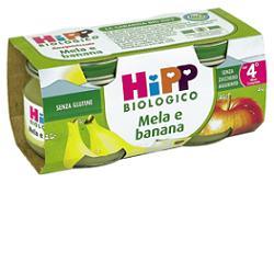 Hipp Biologico Omogeneizzato Mela e Banana 2 x 80 g