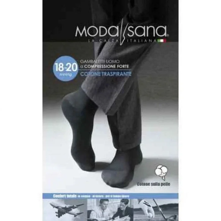 Modasana 18 mmHg Uomo Gambaletto Taglia L Colore Blu 1 Paio