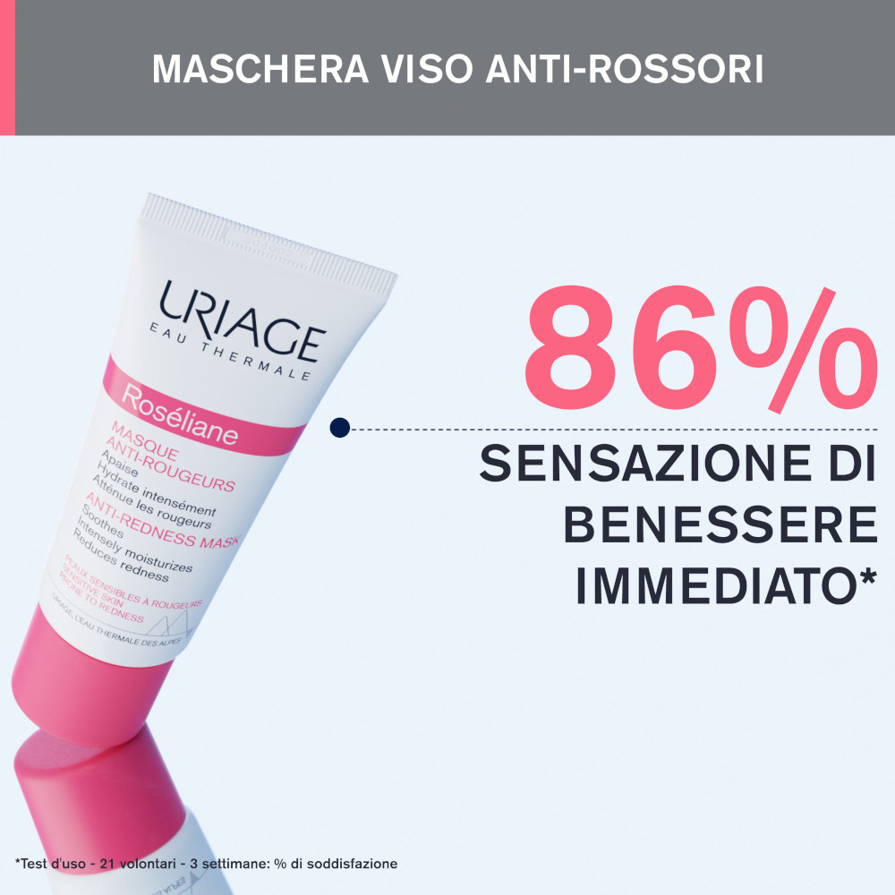 Uriage Roséliane Maschera Anti-rossore Lenitiva Viso 40 ml