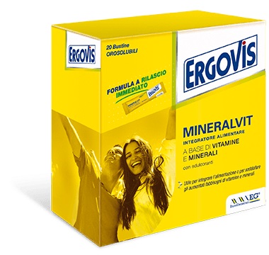 Ergovis Mineralvit - Vitamine e Minerali 20 Bustine Orosolubili