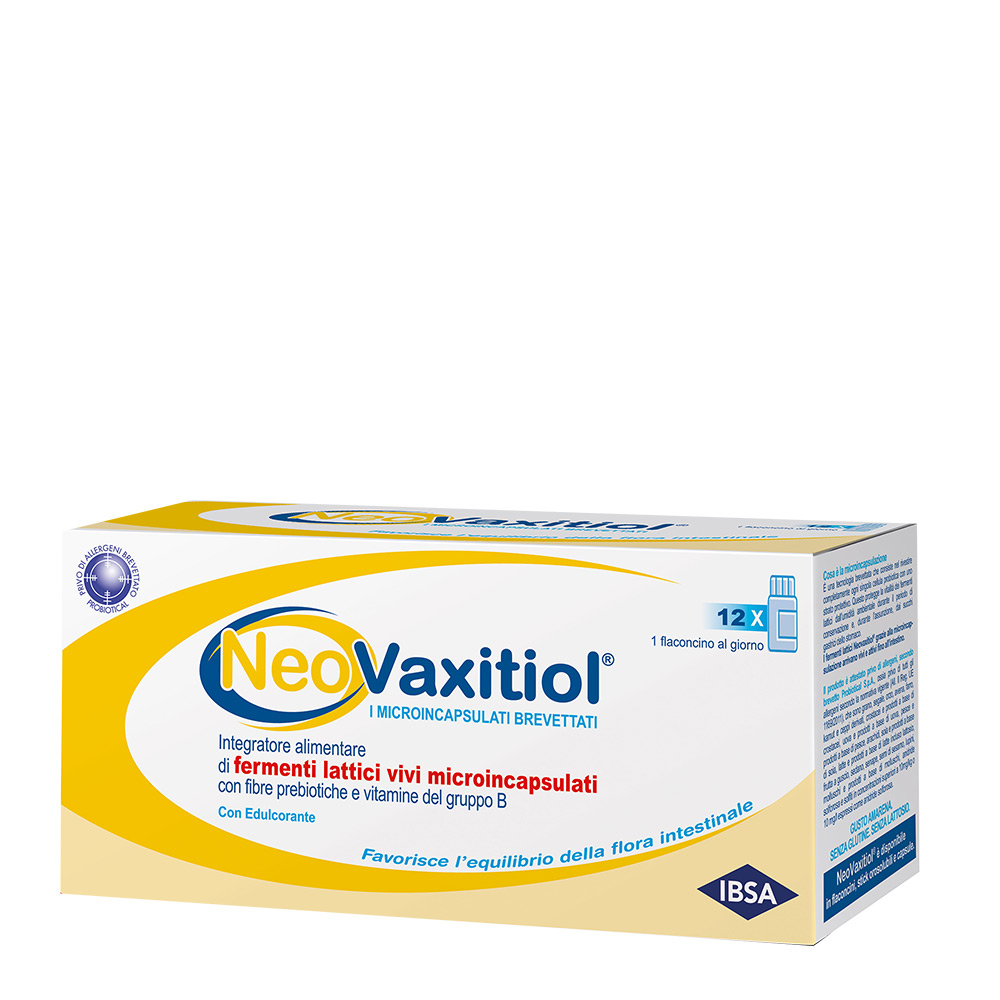 Neo Vaxitiol Integratore Flora Intestinale 12 Flaconcini 10 ml