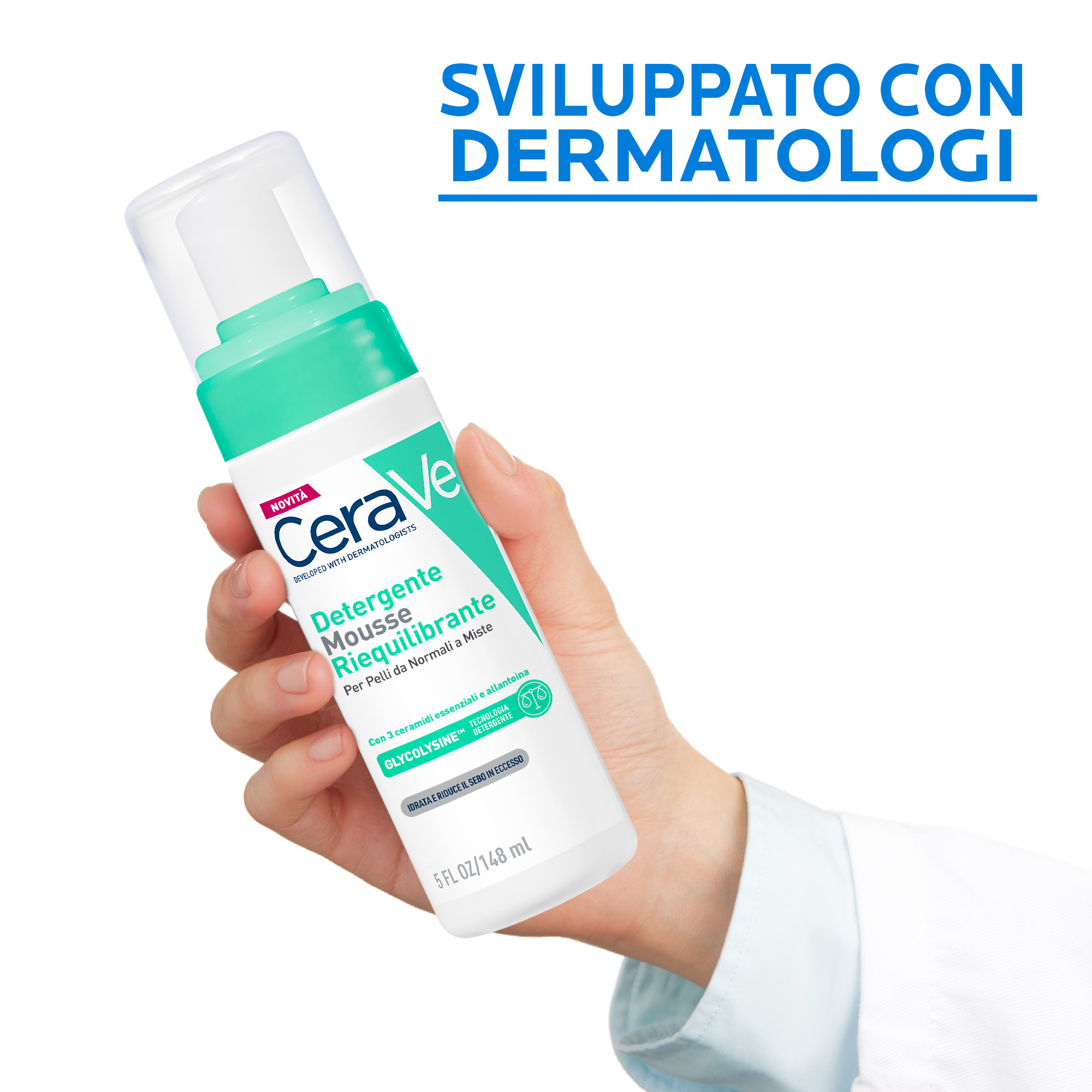 Cerave Mousse Detergente Riequilibrante 148 ml