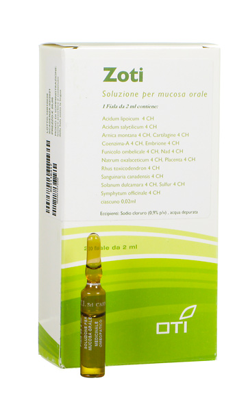 Oti ZOti Composto Medicinale Omeopatico 20 Fiale Fisiologiche 2 ml