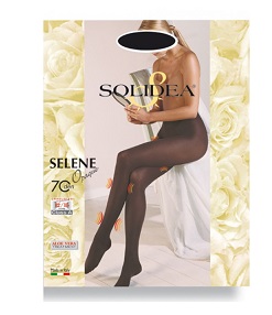 Solidea Selene Opaque 70 DEN Collant Compressivo Colore Nero Taglia 2