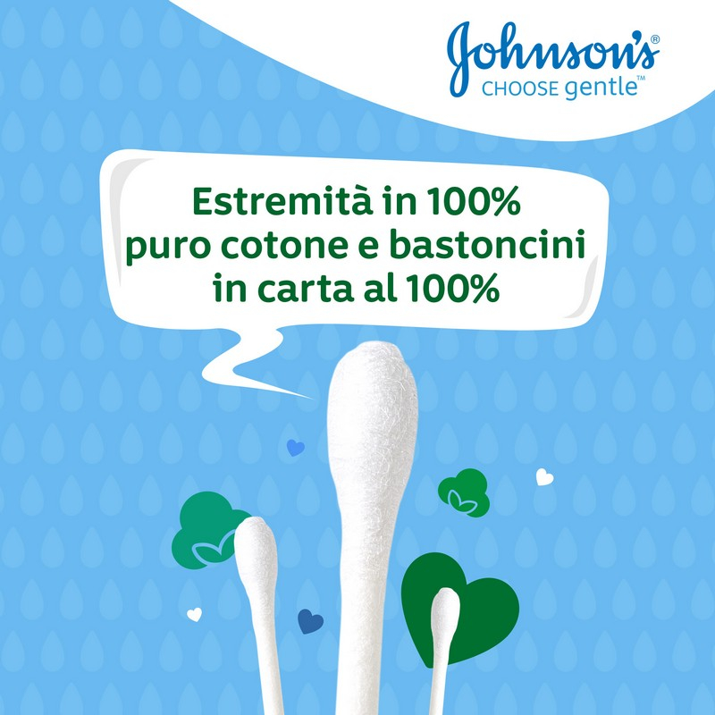 Johnson's Cotton Fioc 100% Cotone 100 pezzi