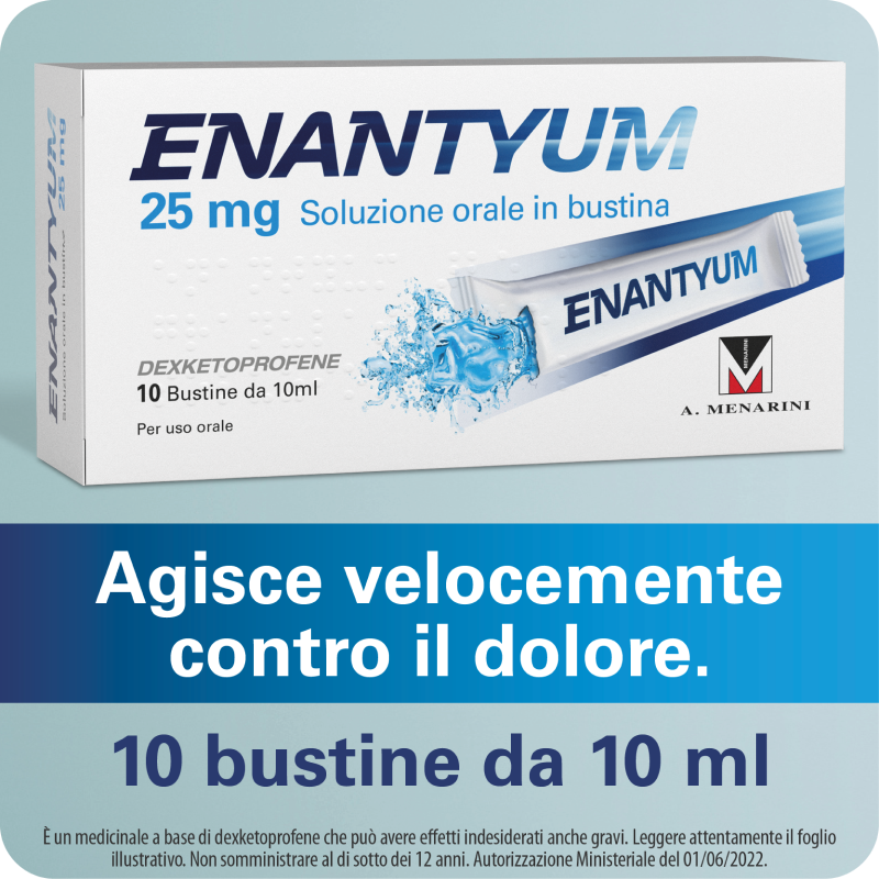 ENANTYUM BEVIBILE 10BUSTE 25MG