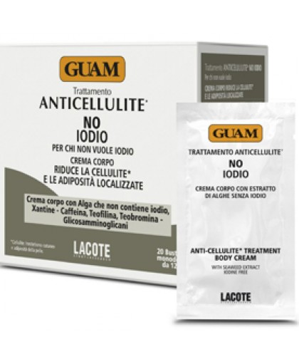 Guam Crema Corpo Senza Iodio Anticellulite 20 Bustine