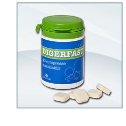 Digerfast Integratore Digestione 40 Compresse Masticabili