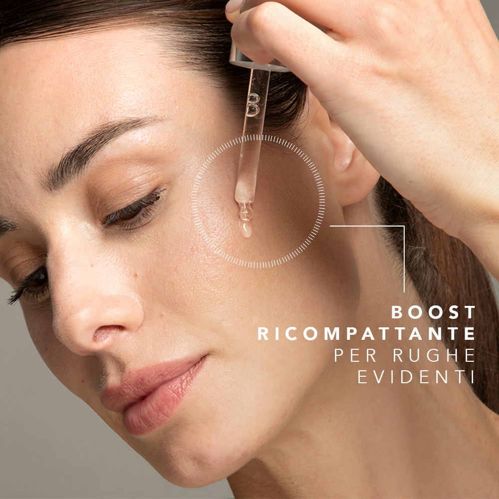 Somatoline SkinExpert, Skincure Booster Ridensificante Collagene + Elastina 10%, Siero Viso   Ridensificante,  Collagene ed Elastina   30ml