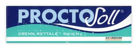 Proctosoll Crema Rettale Benzocaina Emorroidi 20g