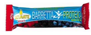 Ultimate Italia Barretta Proteica ai Frutti Rossi 40 g 