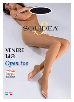 VENERE 140 Collant Open Toe Cipria 2 M