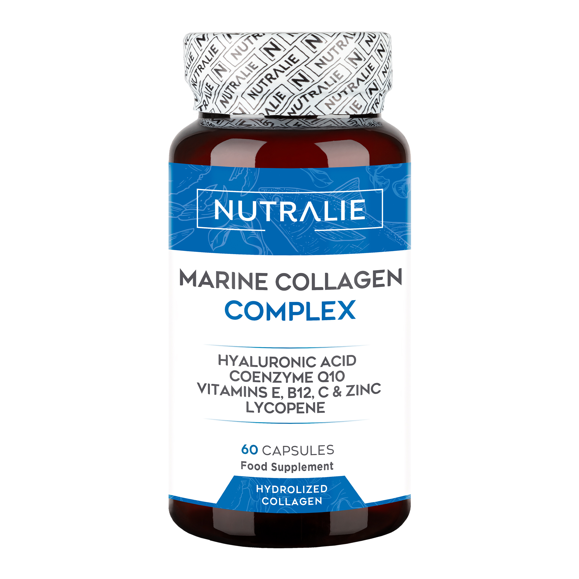 Nutralie Collagene Marino Complex con Acido Ialuronico Pelle 60 Capsule
