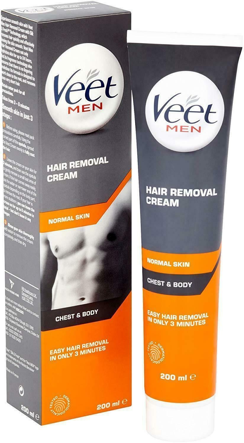 Veet MEN Crema Depilatoria CREMA Pelli Normali 200ml