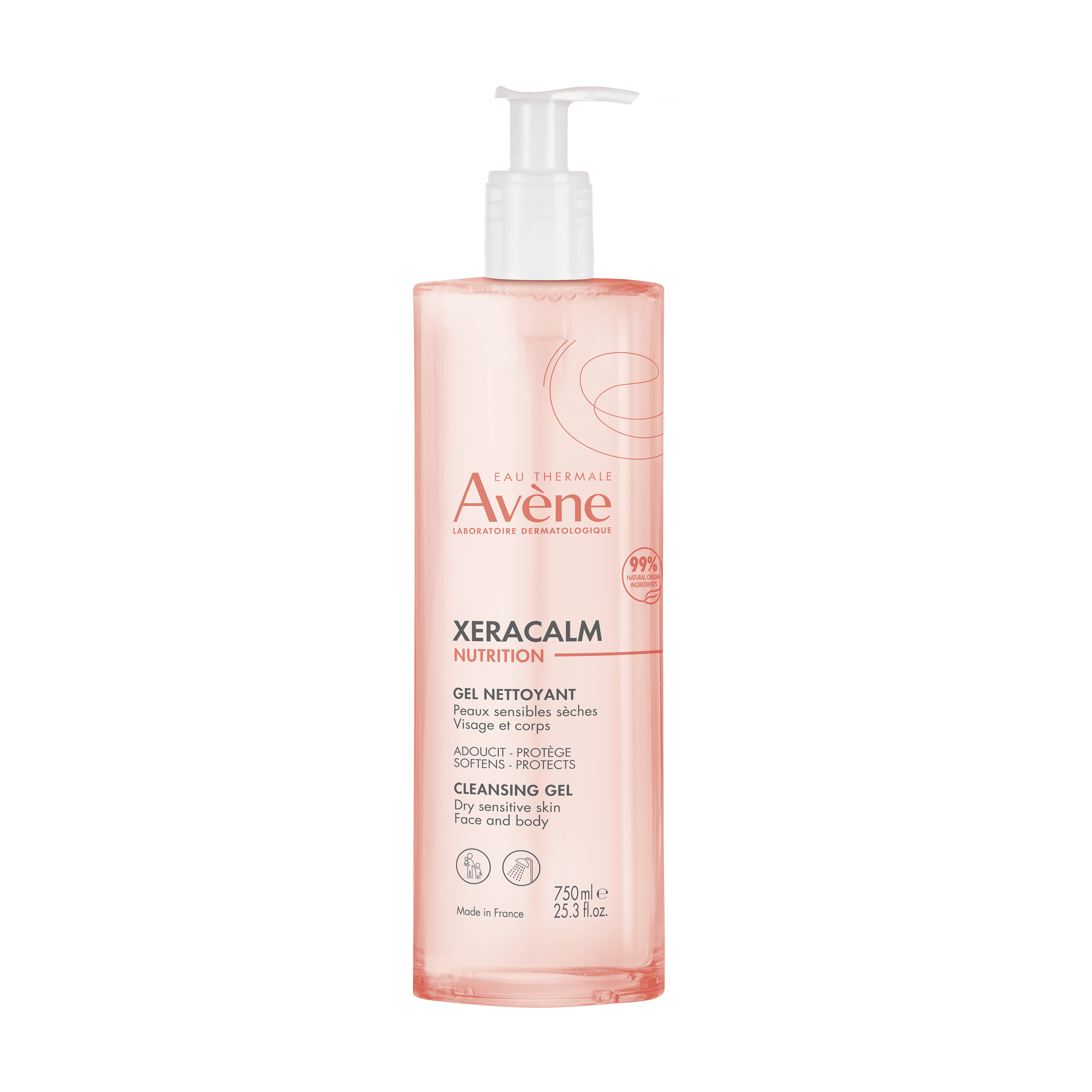 Avene XERACALM NUTRITION Gel Detergente 750mL 