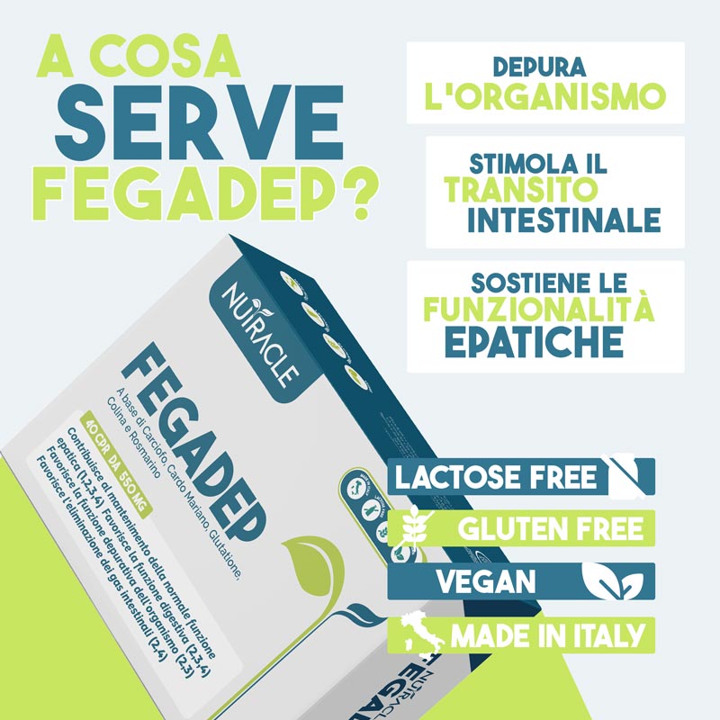 Nutracle Fegadep 40 Compresse - Integratore Per La Funzionalità Epatica