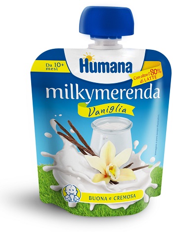 Humana Milkymerenda Bianca Con Latte 85 g