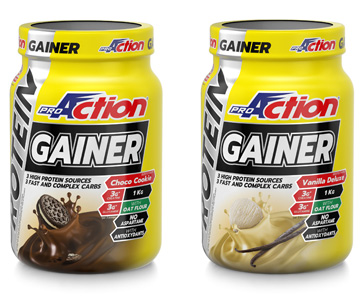 Proaction Protein Gainer Cioco Biscotto 1Kg