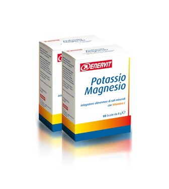 Enervit Potassio Magnesio PROMO Integratore Sali Minerali 10+10 Bustine
