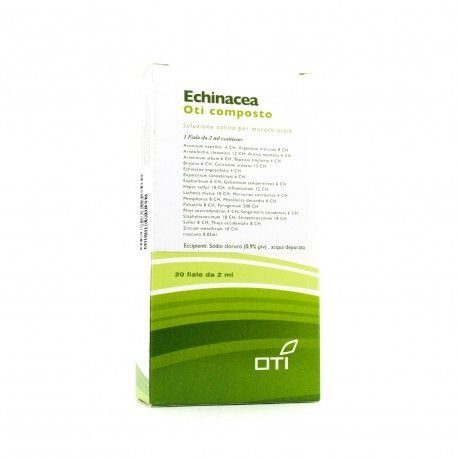 Oti Echinacea Composto Medicinale Omeopatico 20 Fiale Fisiologiche 2 ml