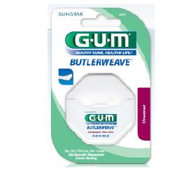 Gum Butlerweave Filo Interdentale Non Cerato 55 metri
