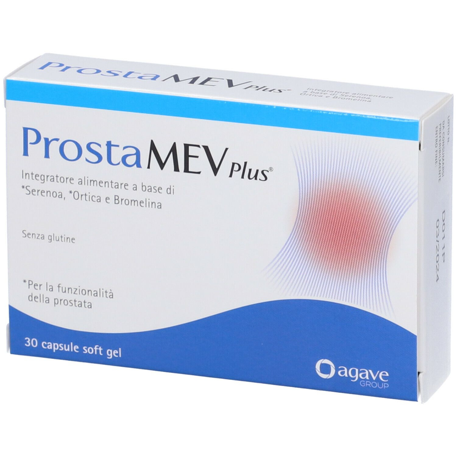Prostamev Plus - Integratore per la prostata - 30 Capsule Molli
