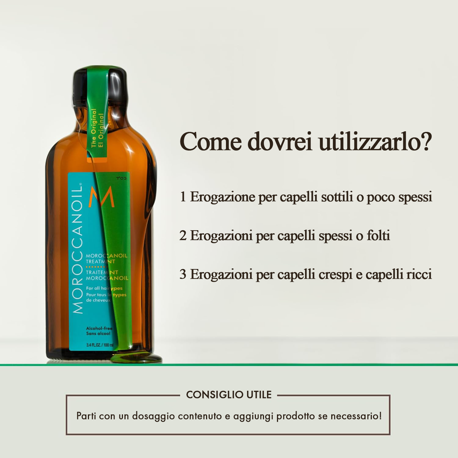 Moroccanoil Trattamento Original 100ml - Per tutti i tipi di capelli
