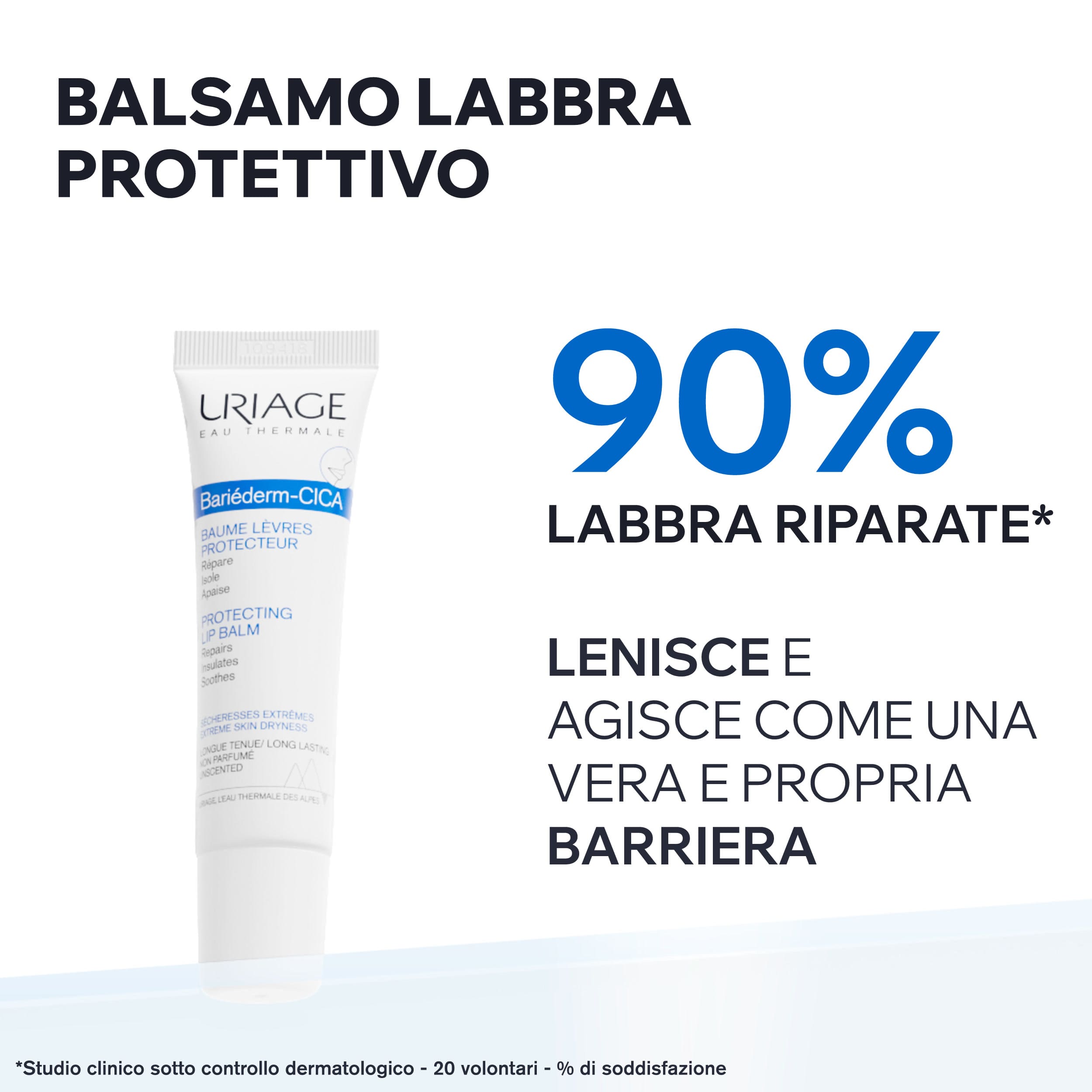 Uriage Bariéderm Cica-Levres Balsamo Labbra Secche Screpolate 15 ml