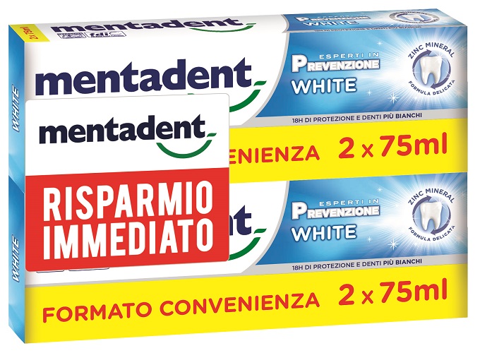 MENTADENT B White 2x75ml