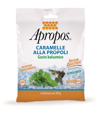 Apropos Caramella alla Propoli Gusto Balsamico Senza Zuccheri 50 g