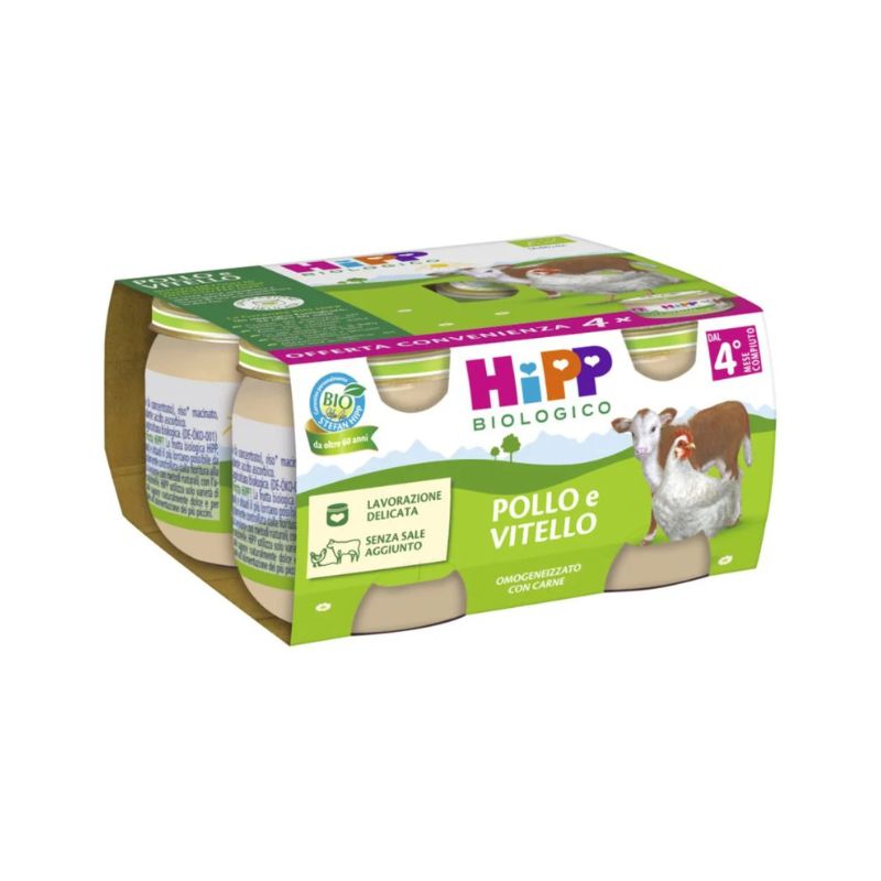 OMO HIPP Bio Pollo/Vit.4x80g