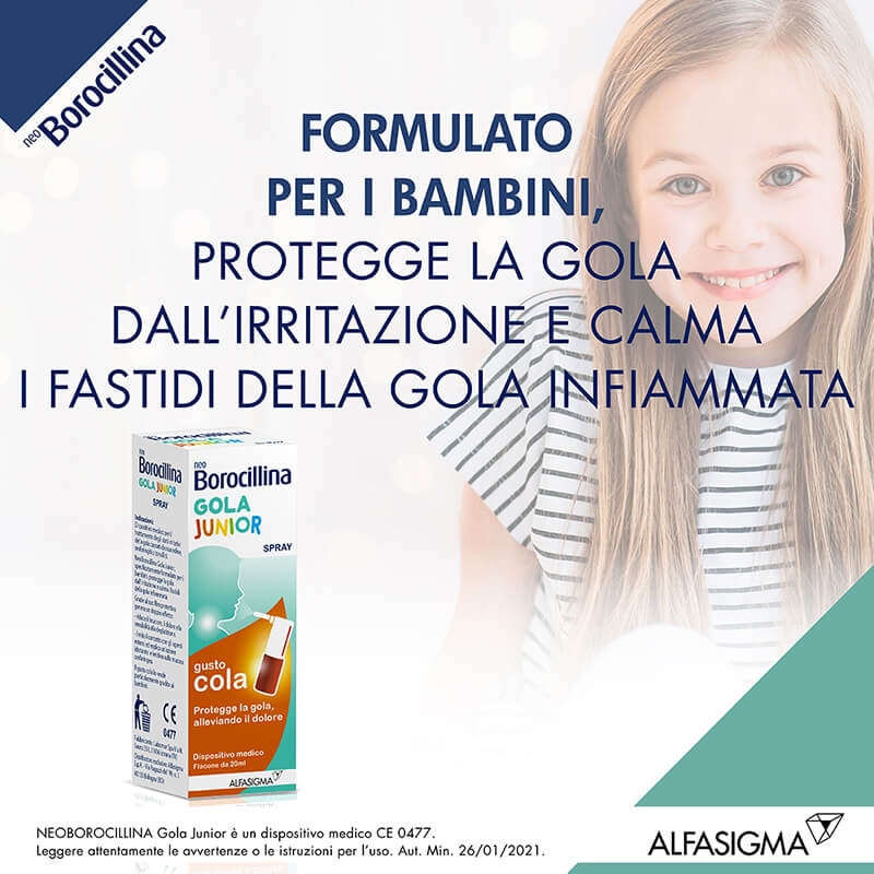 NeoBorocillina Gola Junior Spray 20 ml