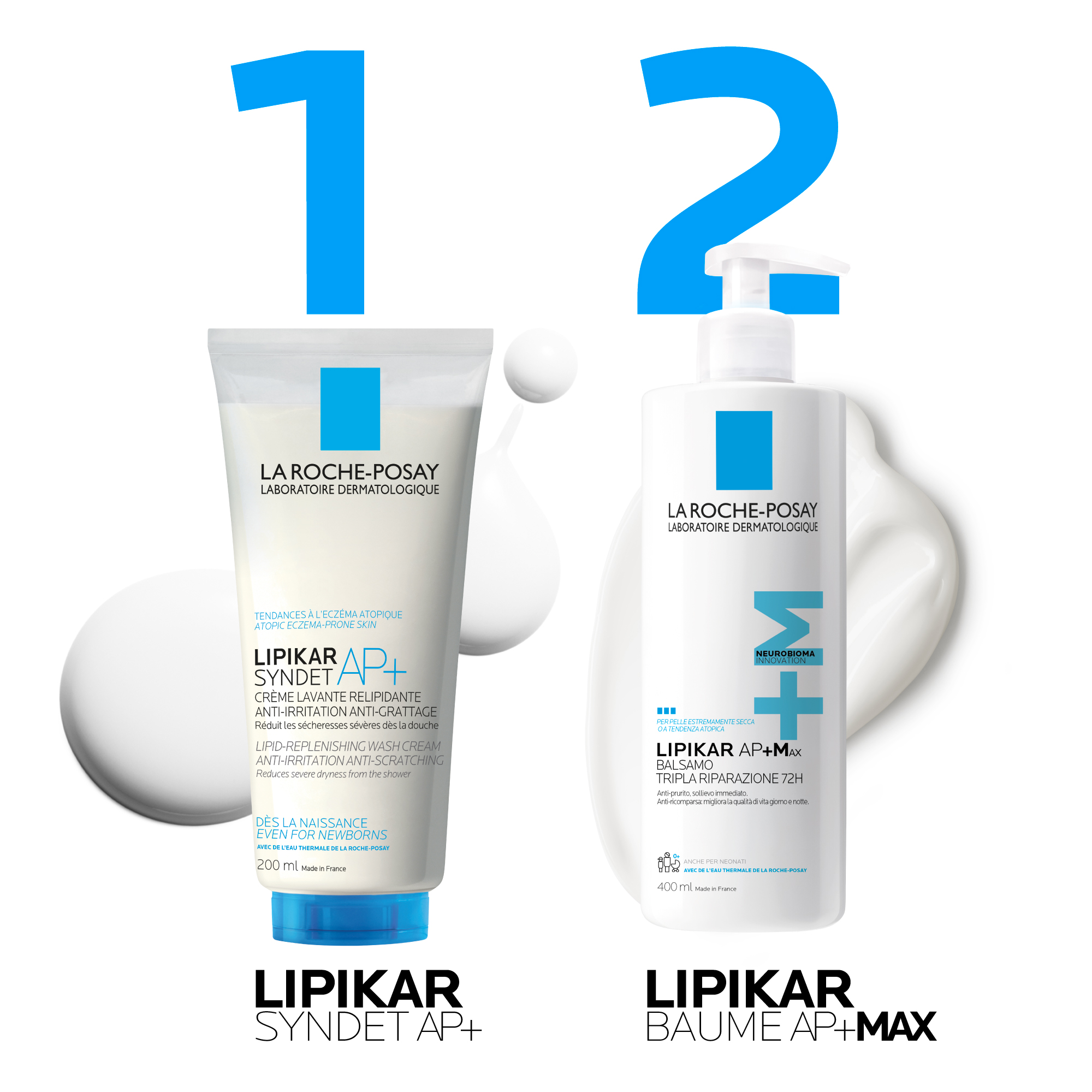 La Roche-Posay Lipikar - Syndet AP+ Crema Detergente Ultra-Delicata Per Pelle Atopica 200 ml
