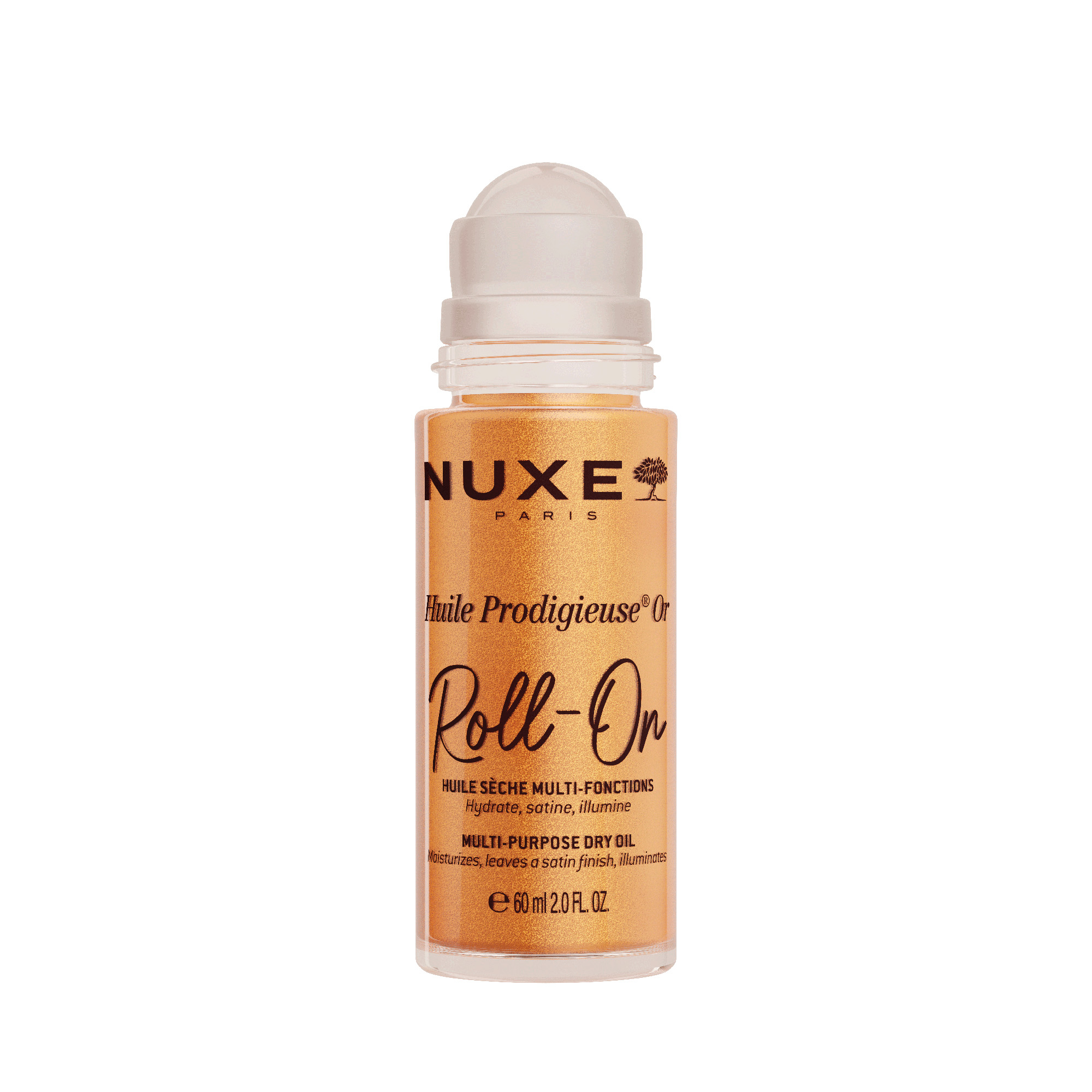 Nuxe - Huile Prodigieuse Or - Olio Secco Per Viso, Corpo E Capelli Roll-On 60 ml