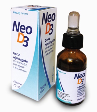 JuniaPharma Neo D3 Integratore Vitaminico Gocce 20 Ml 