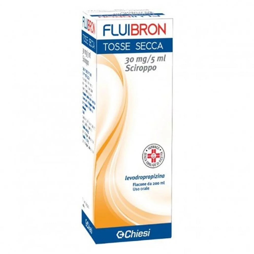 Fluibron Sciroppo Tosse Secca 30 mg/5 ml Levodropropizina 200 ml