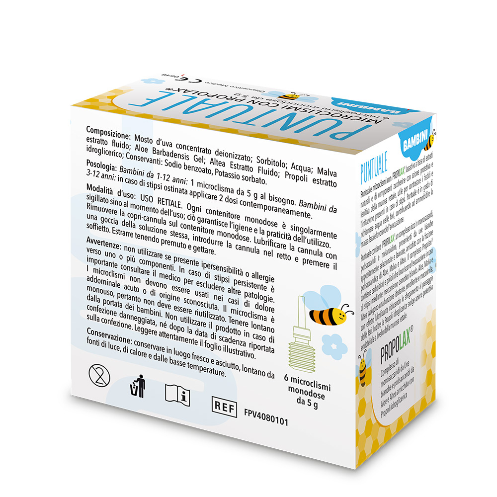 PUNTUALE BAMBINI 6 MICROCLISMI