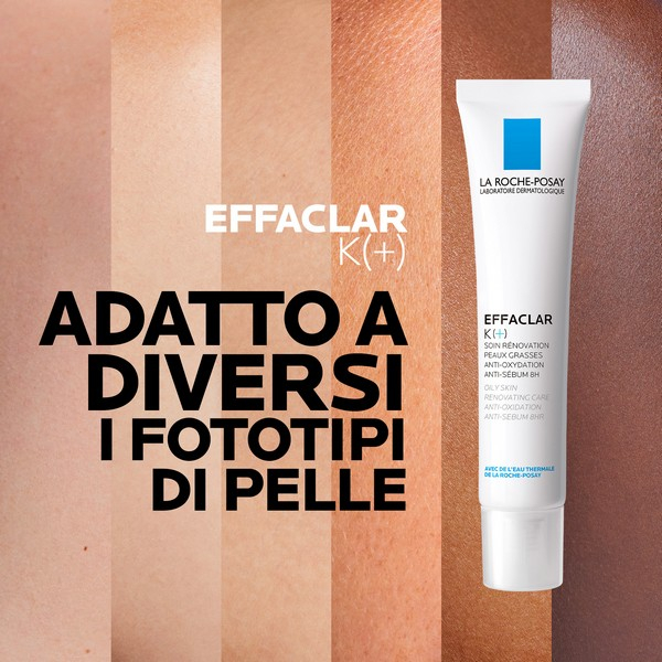 La Roche-Posay Effaclar K+ trattamento quotidiano per pelle mista, grassa o a tendenza acneica 40 ml