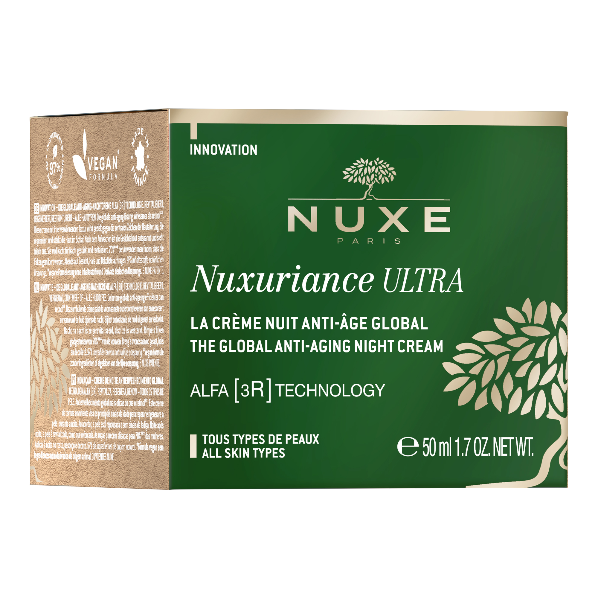 Nuxe - Nuxuriance Ultra - Crema Notte Anti-Età Globale 50 ml