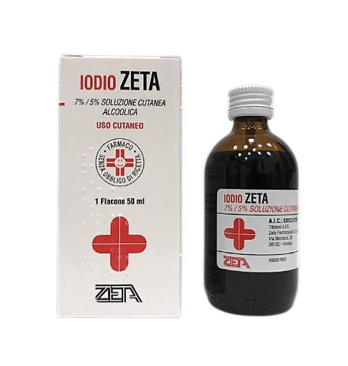 Iodio Zeta 7%-5% Soluzione Cutanea Alcoolica 50 ml