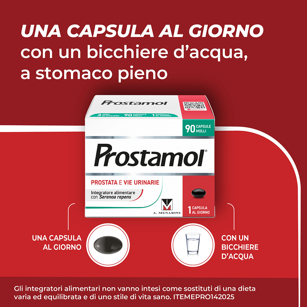 Prostamol Integratore Prostata e Vie Urinarie 90 Capsule Molli