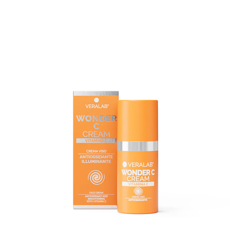 Wonder C Cream Travel, 15ml - Veralab, Crema Viso Illuminante, Antiossidante, Uniformante