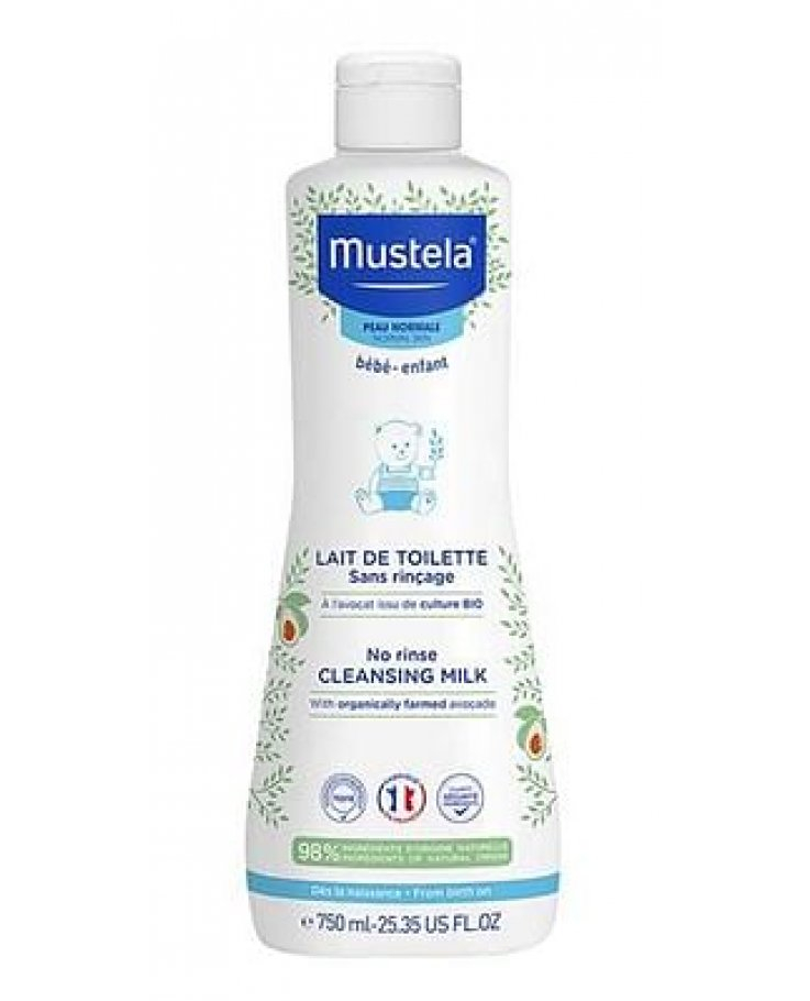Mustela Latte di Toilette Detersione Viso e Sederino 750 ml