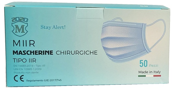 MIIR MASCHERINA CHIR AZZ 50PZ