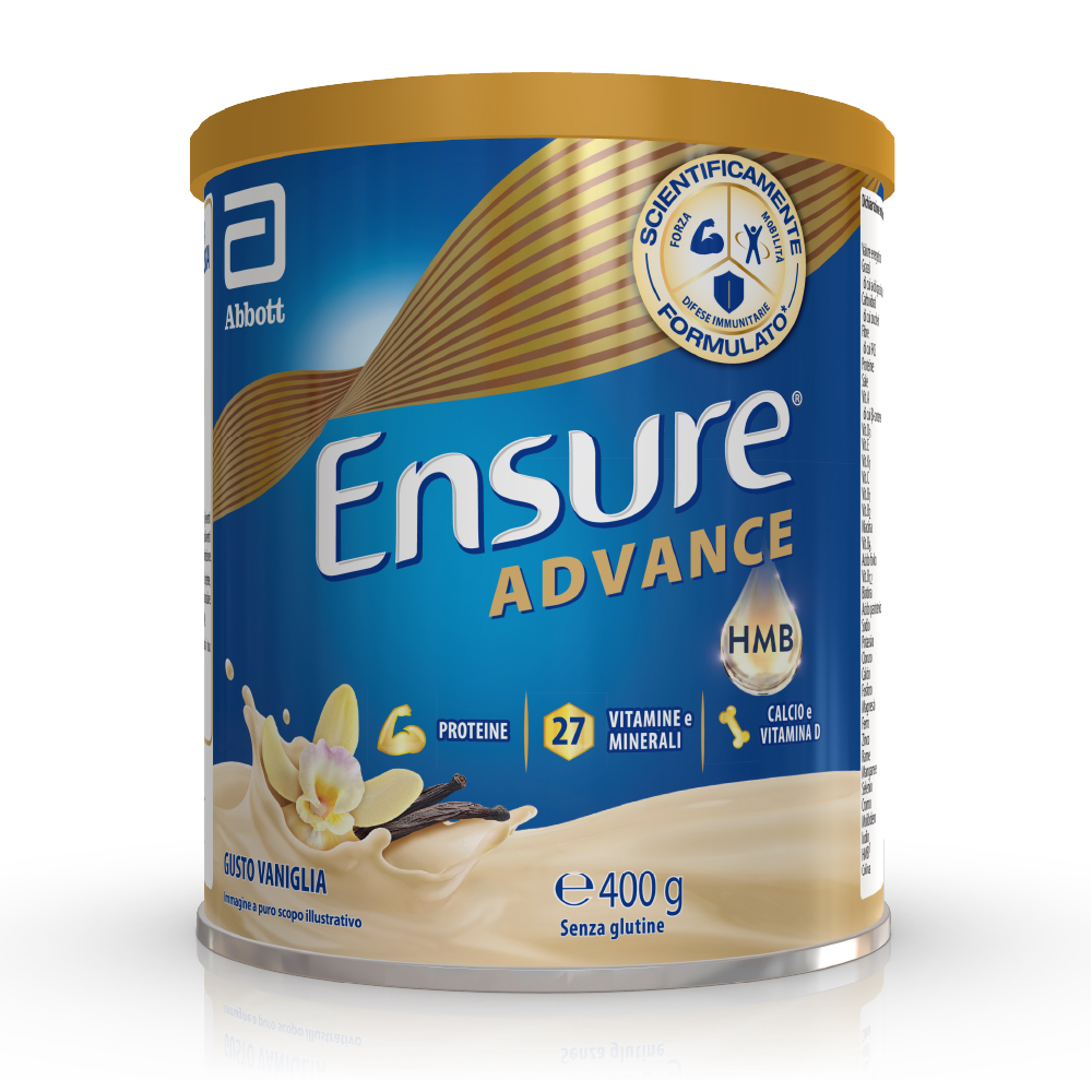 Ensure Advance – Formula Nutrivigor Integratore Alimentare Proteico Vaniglia 400g