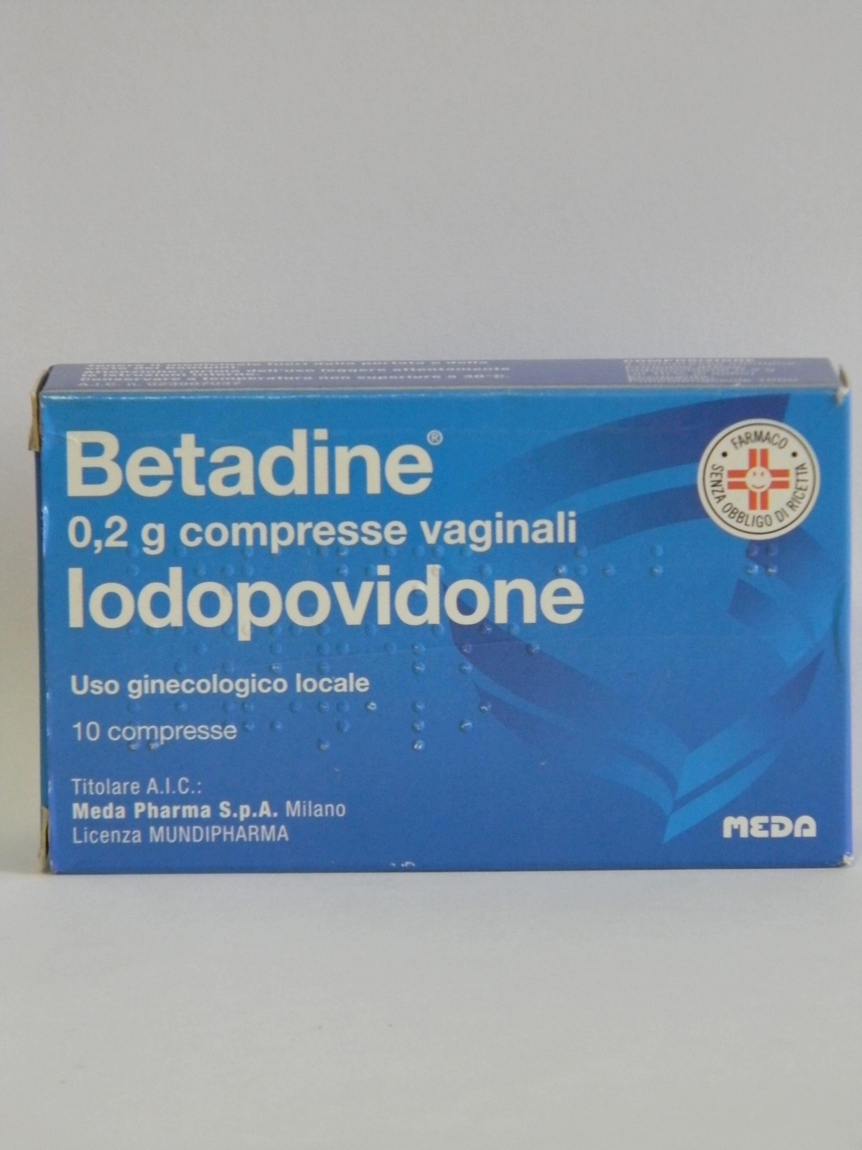 Betadine 200 mg Iodopovidone 10 Compresse Vaginali