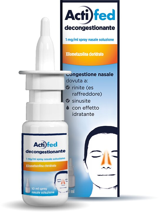 Actifed Decongestionante Spray Nasale Rinite e Sinusite