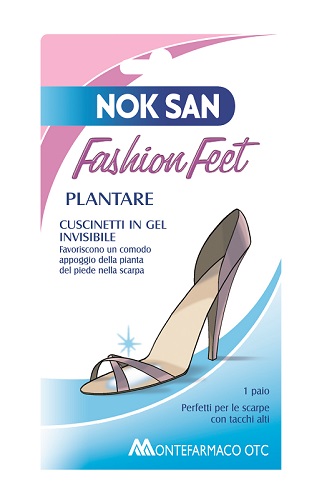 Nok San Fashion Feet Cuscinetti Plantari 1 Paio